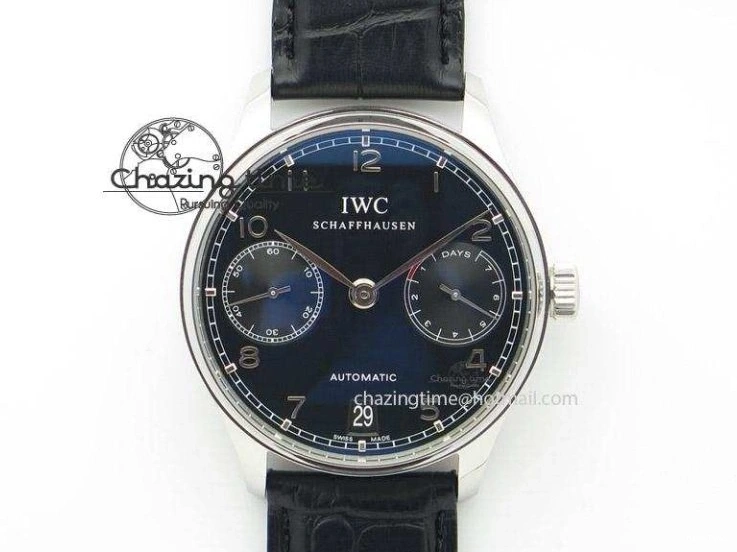 MIROTIME 0310 Portuguese Real PR IW500703 ZF 1:1 Best Edition On Black Leather Strap A Durable 7370